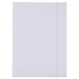 Teczka z gumką OFFICE PRODUCTS Budget, karton, A4, 250gsm, 3-skrz., biała