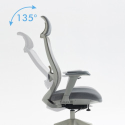 Fotel biurowy OFFICE PRODUCTS Siros, szary