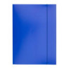 Teczka z gumką OFFICE PRODUCTS, karton/lakier, A4, 320gsm, 3-skrz., mix kolorów
