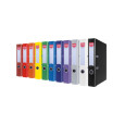 Segregator OFFICE PRODUCTS Officer z szyną, PP, A4/55mm, szary