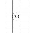 Etykiety OFFICE PRODUCTS, 70x25,4mm, białe, 100 ark.