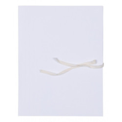 Teczka archiwizacyjna wiązana OFFICE PRODUCTS Budget Pro, 50mm, karton, biała wewn., A4, 250gsm, 3-skrz., biała