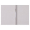 Skoroszyt OFFICE PRODUCTS Premium, karton, z fałdą, nadruk, A4, 350gsm, biały