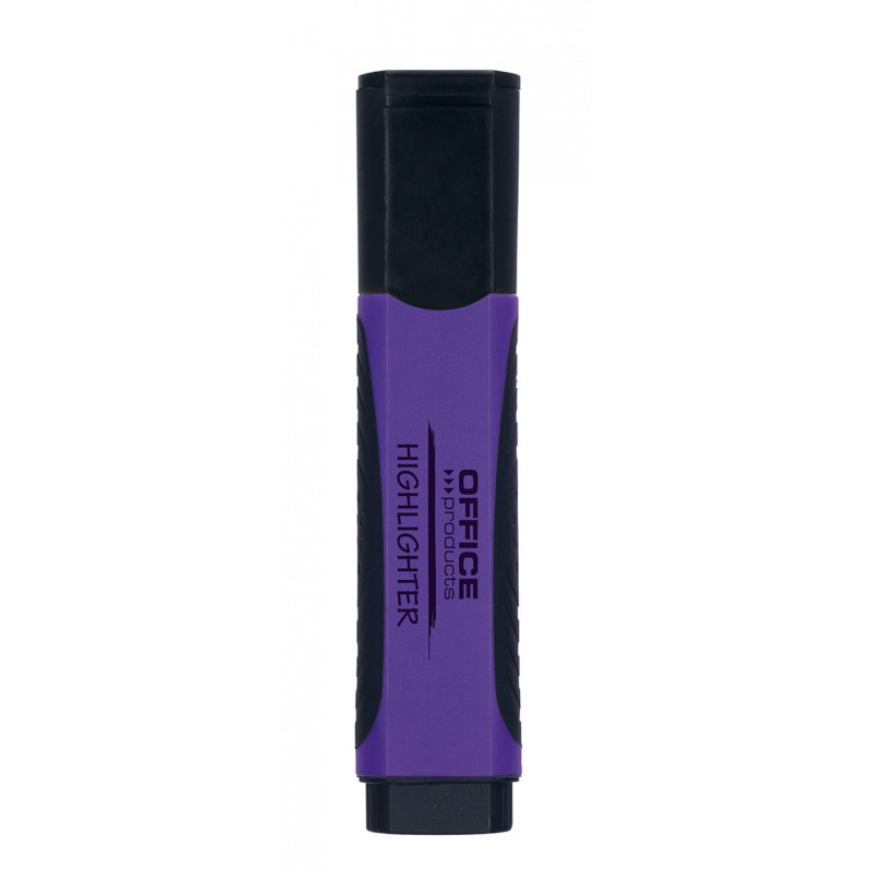 Zakreślacz fluorescencyjny OFFICE PRODUCTS z gumowym uchwytem, 2-5mm, fioletowy