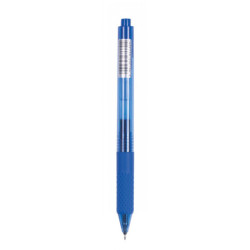 Długopis automatyczny żelowy OFFICE PRODUCTS,  gr. linii 0,25mm, dł. linii 1200m, niebieski