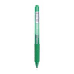 Długopis automatyczny żelowy OFFICE PRODUCTS,  gr. linii 0,25mm, dł. linii 1200m, zielony