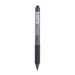 Długopis automatyczny żelowy OFFICE PRODUCTS,  gr. linii 0,25mm, dł. linii 1200m, czarny
