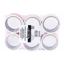 Taśma pakowa OFFICE PRODUCTS, ostrożnie nie rzucać, 48mm x 50y, 36mic, 1szt., biała