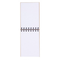 Kołonotatnik OFFICE PRODUCTS, craft, A6, w kratkę, 80 kart., 80gsm, brązowy