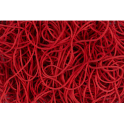 Gumki recepturki OFFICE PRODUCTS, średnica 120mm, 1,5x1,5mm, 60% kauczuku, 250g, zgrzewka, czerwone
