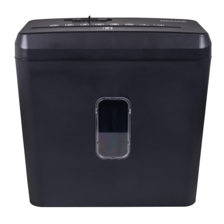 Niszczarka OFFICE PRODUCTS, ścinki, do 5 kartek A4, kosz 8l, czarna