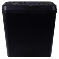Niszczarka OFFICE PRODUCTS, paski, do 10 kartek A4, kosz 14l, czarna