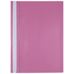 Skoroszyt OFFICE PRODUCTS, PP, A4, miękki, 100/170mikr., różowy