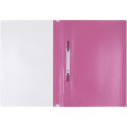 Skoroszyt OFFICE PRODUCTS, PP, A4, miękki, 100/170mikr., różowy
