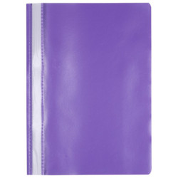 Skoroszyt OFFICE PRODUCTS, PP, A4, miękki, 100/170mikr., fioletowy