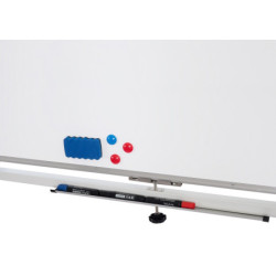 Tablica mobilna suchoś. -magn. OFFICE PRODUCTS, dwustronna, lakierowana, rama aluminiowa, 110x75cm, biała