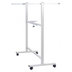 Tablica mobilna suchoś. -magn. OFFICE PRODUCTS, dwustronna, lakierowana, rama aluminiowa, 120x60cm, biała