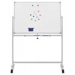 Tablica mobilna suchoś. -magn. OFFICE PRODUCTS, dwustronna, lakierowana, rama aluminiowa, 120x60cm, biała