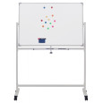 Tablica mobilna suchoś. -magn. OFFICE PRODUCTS, dwustronna, lakierowana, rama aluminiowa, 120x60cm, biała