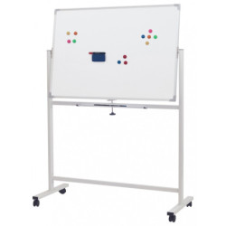Tablica mobilna suchoś. -magn. OFFICE PRODUCTS, dwustronna, lakierowana, rama aluminiowa, 120x60cm, biała