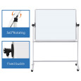 Tablica mobilna suchoś. -magn. OFFICE PRODUCTS, dwustronna, lakierowana, rama aluminiowa, regulacja kąta nachylenia, 150x100cm,