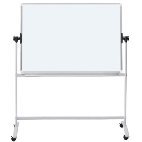 Tablica mobilna suchoś. -magn. OFFICE PRODUCTS, dwustronna, lakierowana, rama aluminiowa, regulacja kąta nachylenia, 150x120cm,
