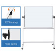 Tablica mobilna suchoś. -magn. OFFICE PRODUCTS, dwustronna, lakierowana, rama aluminiowa, regulacja kąta nachylenia, 200x100cm,