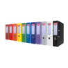 Segregator OFFICE PRODUCTS Officer z szyną, PP, A4/75mm, żółty