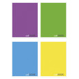 Zeszyt szkolny OFFICE PRODUCTS, A5, w linie, 96 kart., 60gsm, mix kolorów