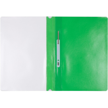 Skoroszyt OFFICE PRODUCTS, PP, A4, miękki, 100/170mikr., zielony