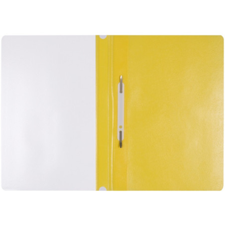 Skoroszyt OFFICE PRODUCTS, PP, A4, miękki, 100/170mikr., żółty