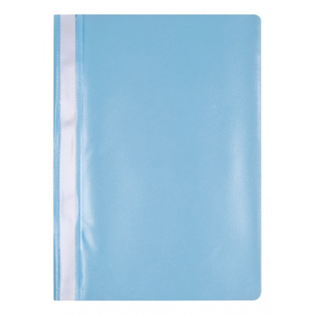 Skoroszyt OFFICE PRODUCTS, PP, A4, miękki, 100/170mikr., jasnoniebieski