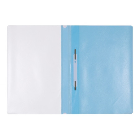 Skoroszyt OFFICE PRODUCTS, PP, A4, miękki, 100/170mikr., jasnoniebieski