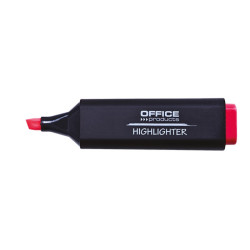 Zakreślacz fluorescencyjny OFFICE PRODUCTS, 1-5mm (linia), czerwony