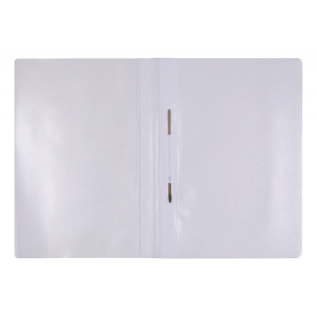 Skoroszyt OFFICE PRODUCTS, PP, A4, miękki, 100/170mikr., biały