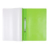 Skoroszyt OFFICE PRODUCTS, PP, A4, miękki, 100/170mikr., wpinany, jasnozielony