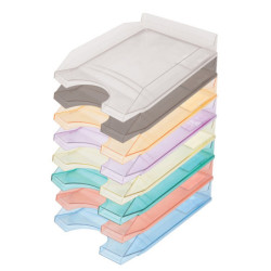 Szufladka na biurko OFFICE PRODUCTS, polistyren, A4, dymna