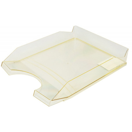 Szufladka na biurko OFFICE PRODUCTS, polistyren, A4, transparentna żółta