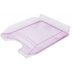 Szufladka na biurko OFFICE PRODUCTS, polistyren, A4, transparentna fioletowa