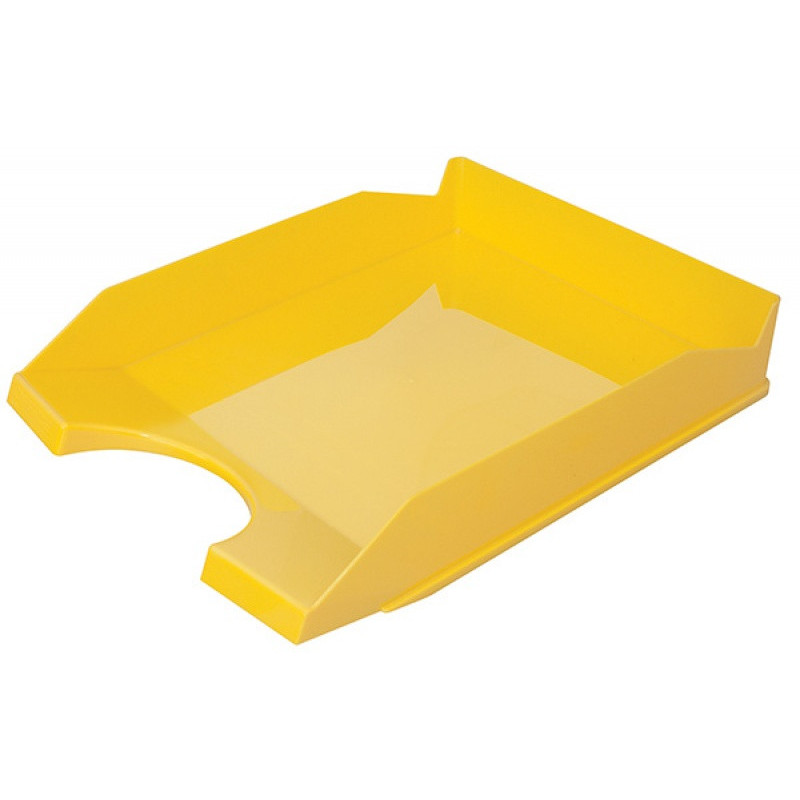 Szufladka na biurko OFFICE PRODUCTS, polistyren, A4, żółta