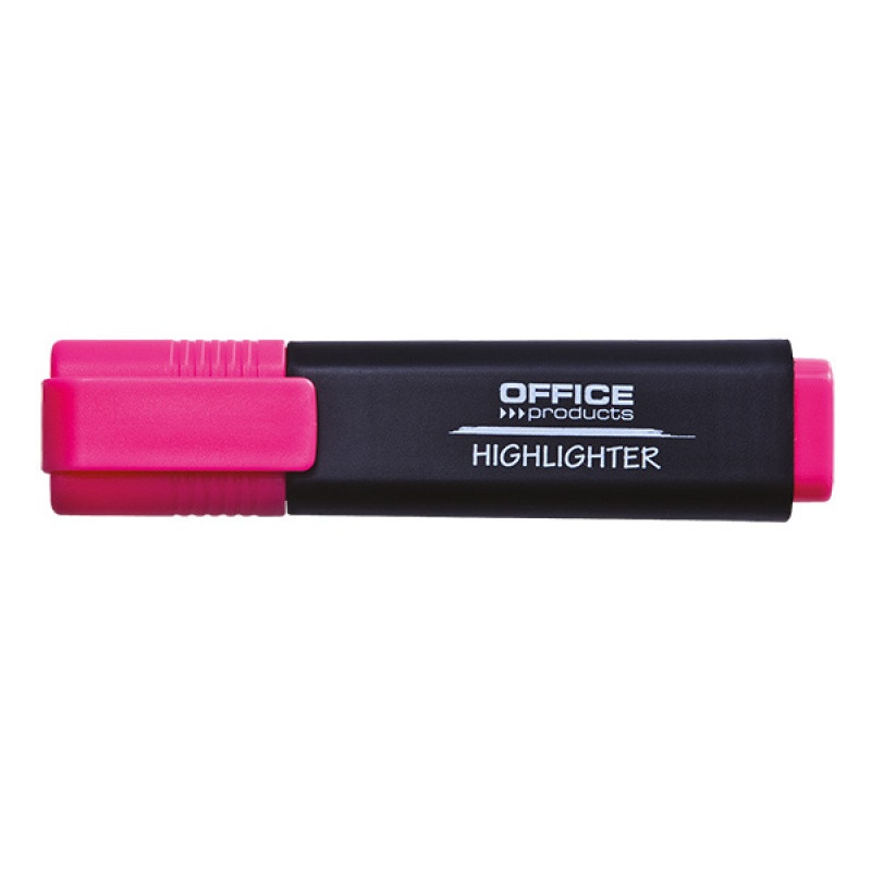 Zakreślacz fluorescencyjny OFFICE PRODUCTS, 1-5mm (linia), różowy
