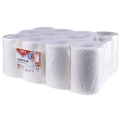 Ręczniki w roli celulozowe OFFICE PRODUCTS Mini, 2-warstwowe, 50m, 12szt., białe