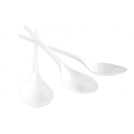 Łyżka plastikowa OFFICE PRODUCTS, 17cm, 100 szt., biała