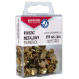 Pinezki metalowe OFFICE PRODUCTS, w pudełku, 150 szt., złote