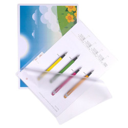 Folia do laminowania OFFICE PRODUCTS, A5, 2x80mikr., błyszcząca, 100szt., transparentna