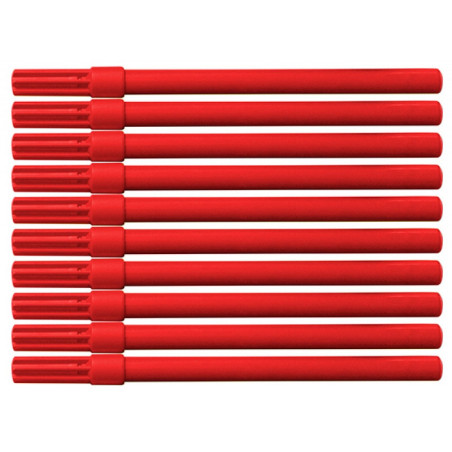 Flamaster biurowy OFFICE PRODUCTS, 10szt., czerwony