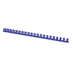 Grzbiety do bindowania OFFICE PRODUCTS, A4, 14mm (125 kartek), 100 szt., niebieskie