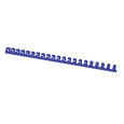 Grzbiety do bindowania OFFICE PRODUCTS, A4, 14mm (125 kartek), 100 szt., niebieskie