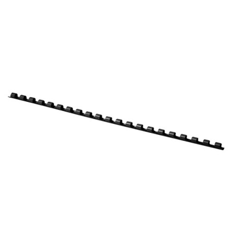 Grzbiety do bindowania OFFICE PRODUCTS, A4, 6mm (25 kartek), 100 szt., czarne
