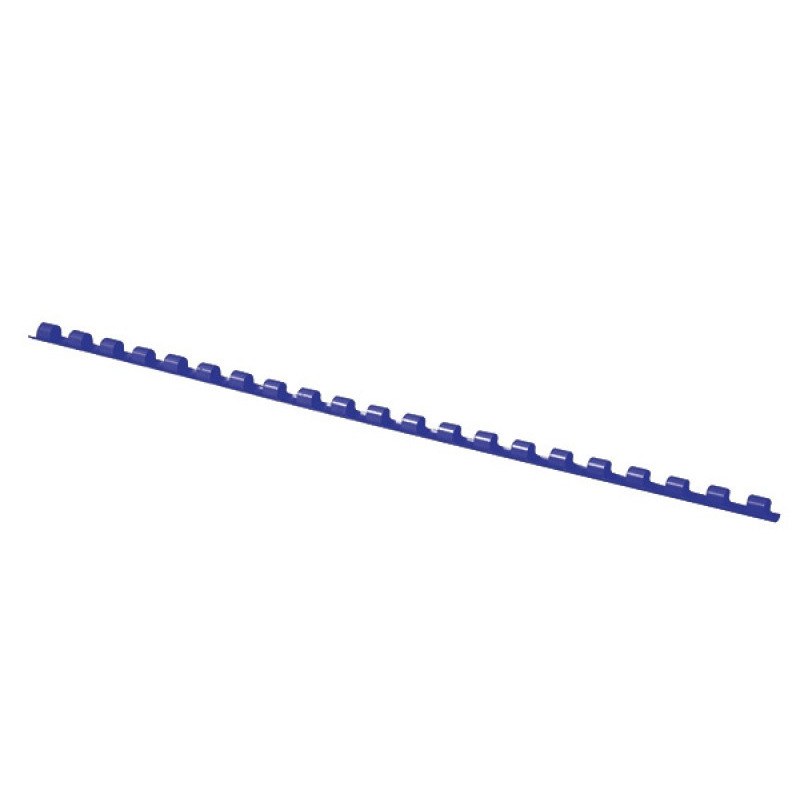 Grzbiety do bindowania OFFICE PRODUCTS, A4, 6mm (25 kartek), 100 szt., niebieskie
